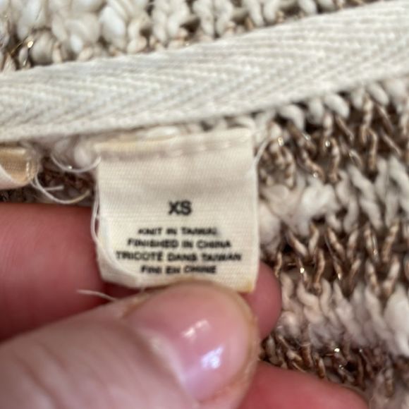 Anthropologie Moth open front sweater with hood size extra small - Picture 8 of 9